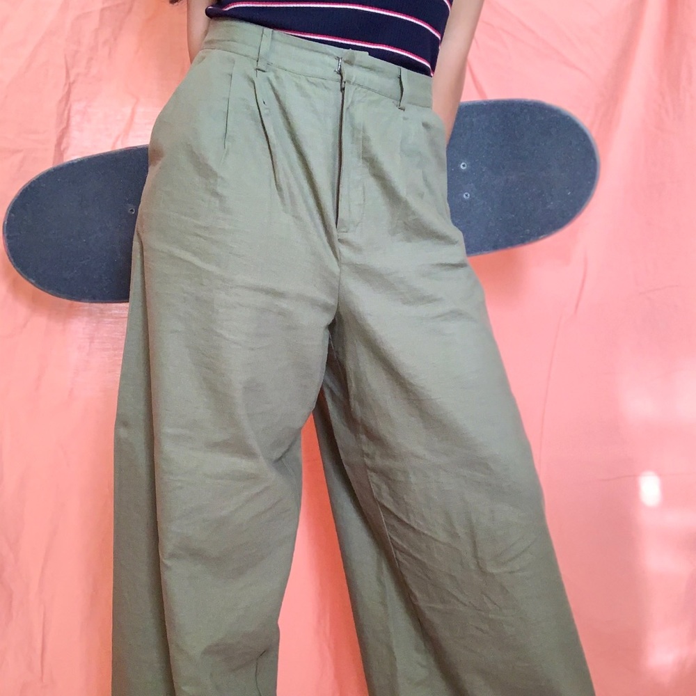Retro Full Length Cotton Pant